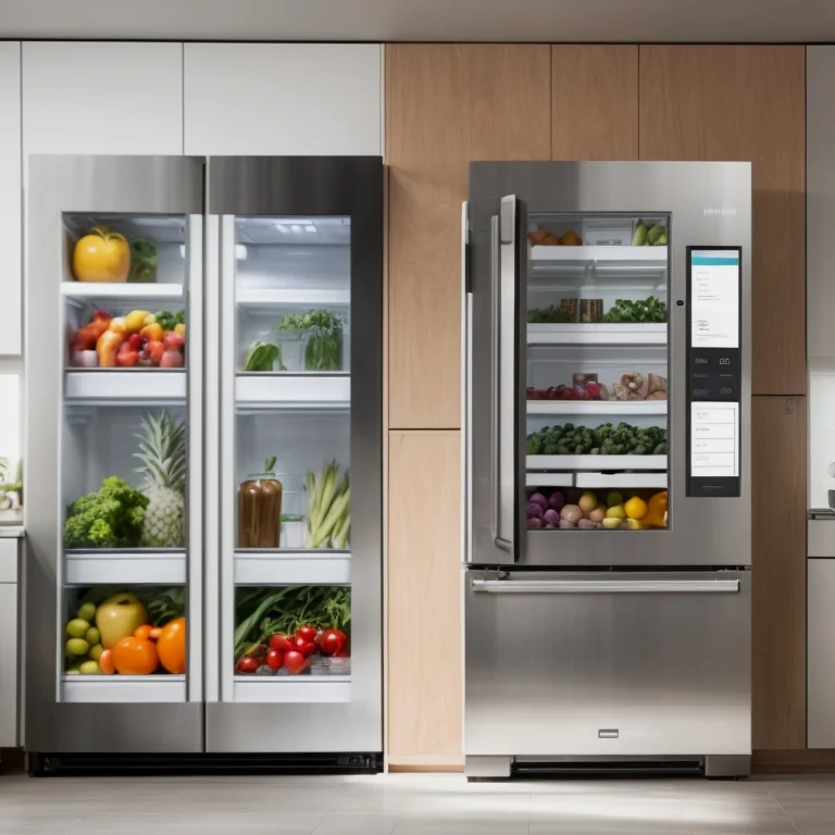 AI Kühlschrank Innenansicht